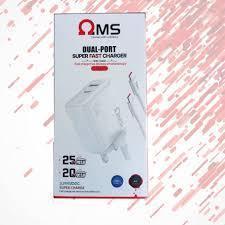 OMS OM424 DUAL PORT SUPER FAST CHARGER 20W 25W
