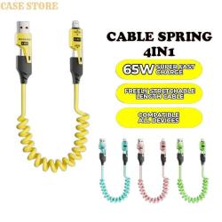 Spring Data Cable 4 in 1 65W 6A Fast Quick Charging